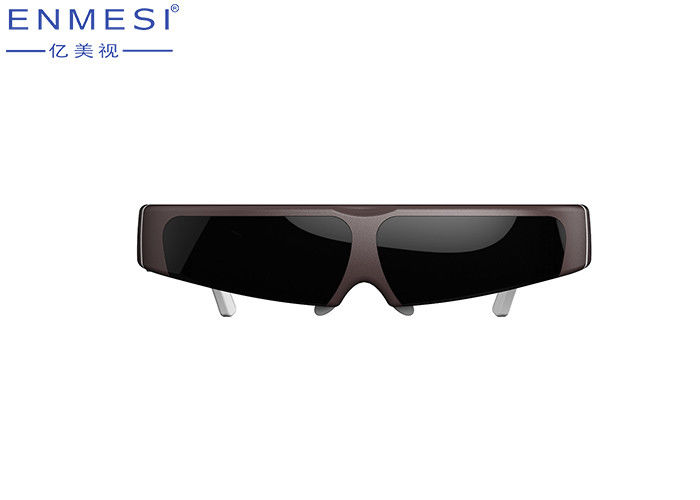 Immersive 2D Virtual Screen Video Glasses , High Resolution Video Headset Glasses