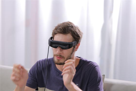 Специальные очки 3D VR реальности 1080P 43 градусов FOV Head Mounted Display