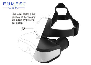 Голова шлема 3D виртуальной реальности установила экран высокого разрешения дисплея двойной