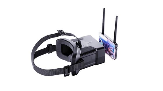 480x272 HD разрешение 0-120° FOV FPV Очки с батареей 600mAh для наушников дронов